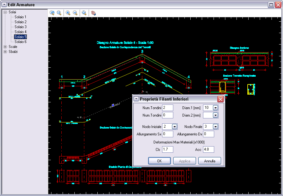 Software calcolo solaio travetti precompressi